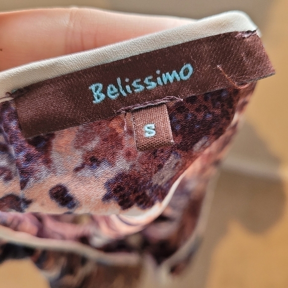 BELISSIMO blouse size small - Picture 6 of 8